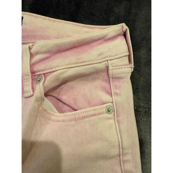 Gap Jeans Womens 4x27XL Pink Universal Legging High Rise Stretch Denim Pants - Picture 7 of 14